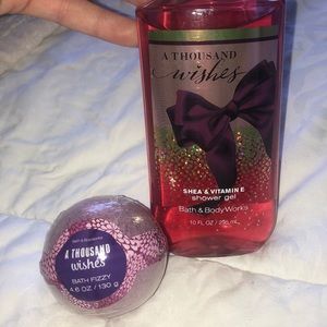 Bath and body works a thousand wishes prouducts